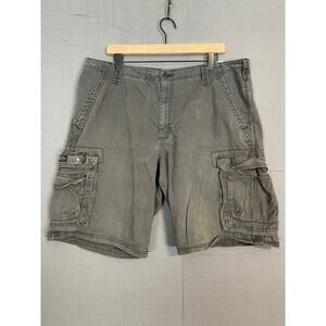 Lee Dungarees brown Cargo Shorts Active Hiking Khaki Men 38